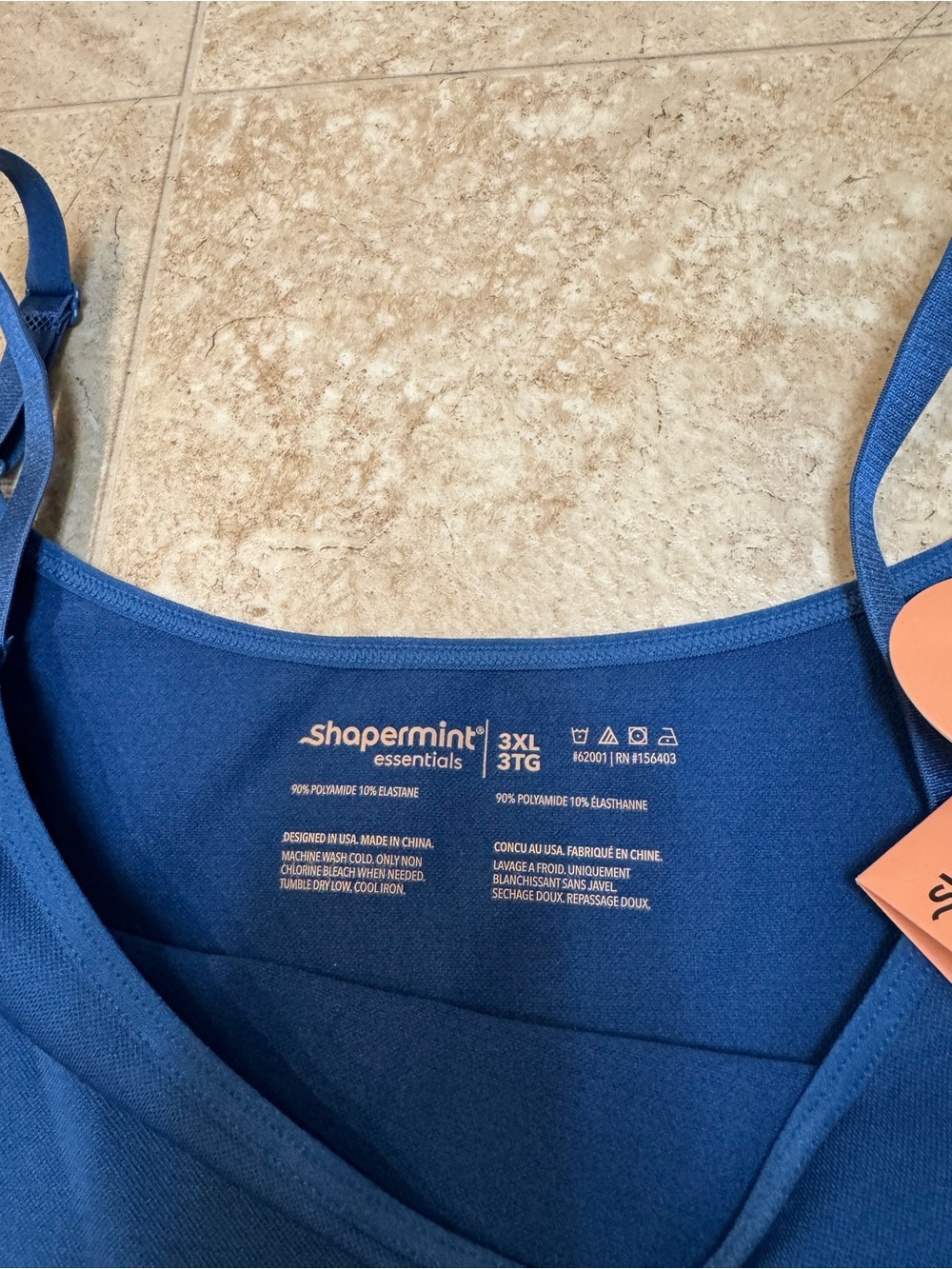 Shapermint Women’s Blue All Day Everyday Scoop Neck Cami Size 3XL New - Picture 5 of 8